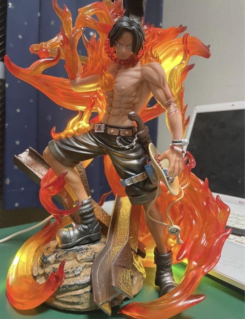値引きする One Piece ワンピース 火拳エース 海外限定フィギュア特大サイズ35cm コミック アニメ Jurinews Com Br