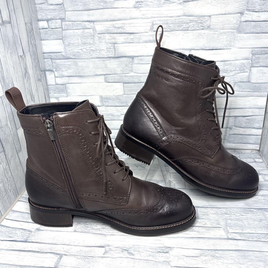 ✨極美品✨リーガル レースアップブーツ ゴアテックス ダークブラウン 23cm ✨極美品✨リーガル レースアップブーツ ゴアテックス ダークブラウン 23cm