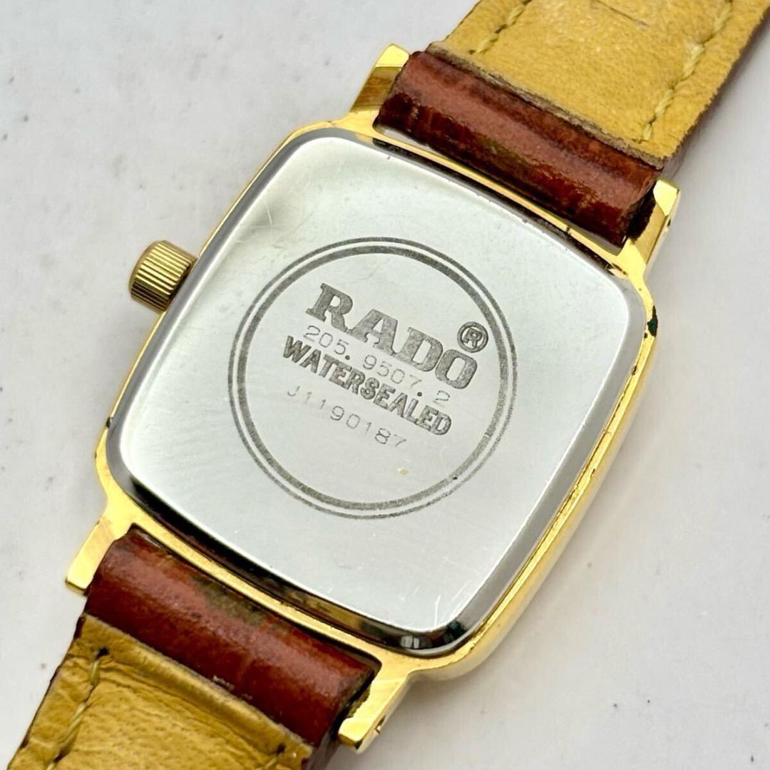 新品電池】RADO ラドー レディース 腕時計 ゴールド スクエア