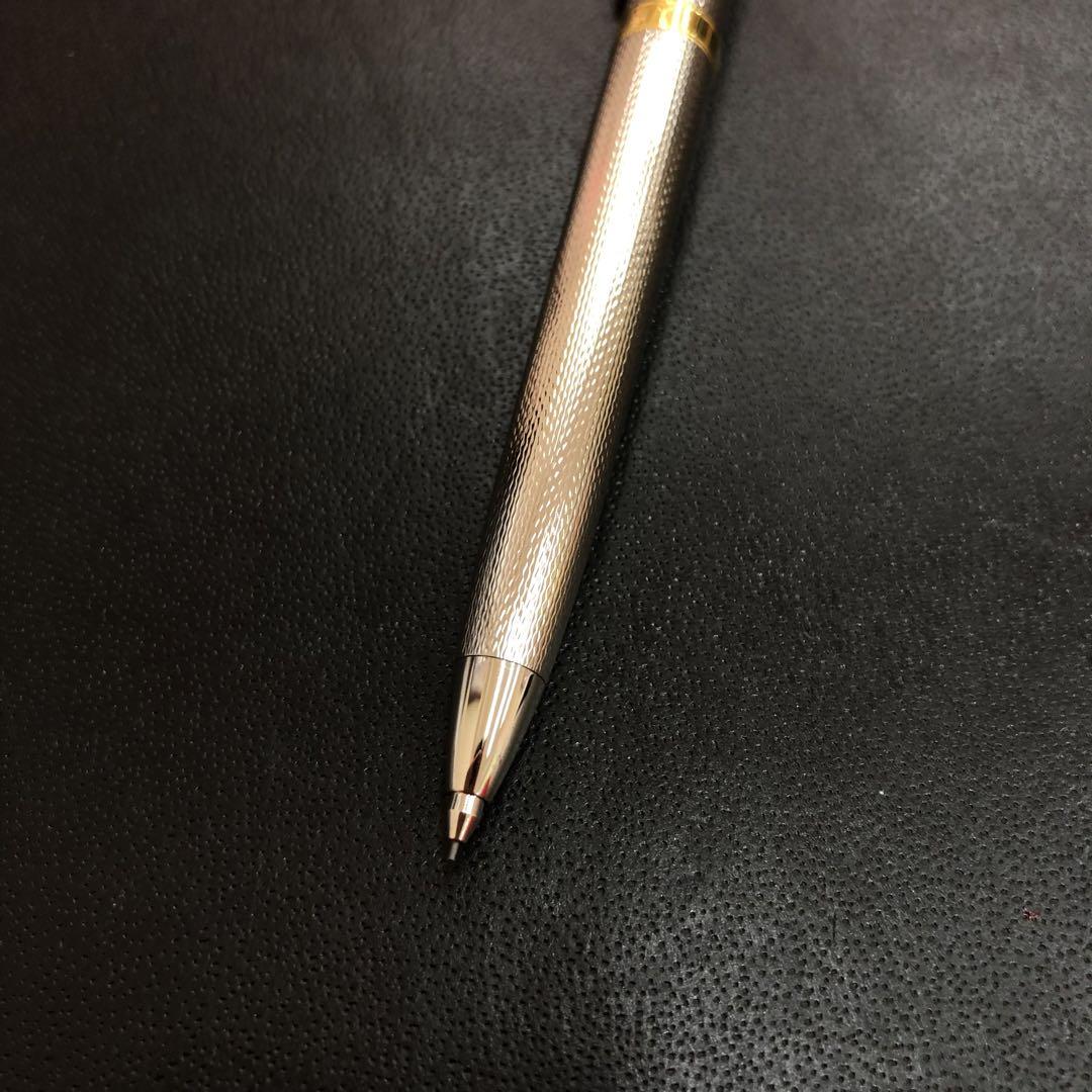 原　ジバンシー　シャープペンシル　シルバー×金