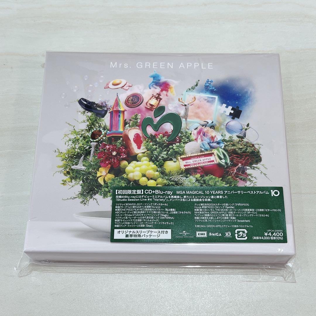 Mrs. GREEN APPLE アルバム CD BluRay Mrs. GREEN APPLE 10 初回限定盤 CD＋ BluRay - メルカリ