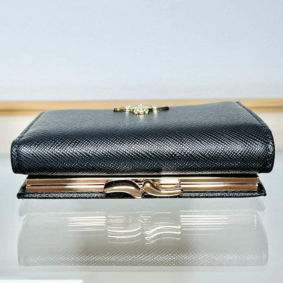 新品未使用】Vivienne Westwood ミニ財布 がま口 ブラック