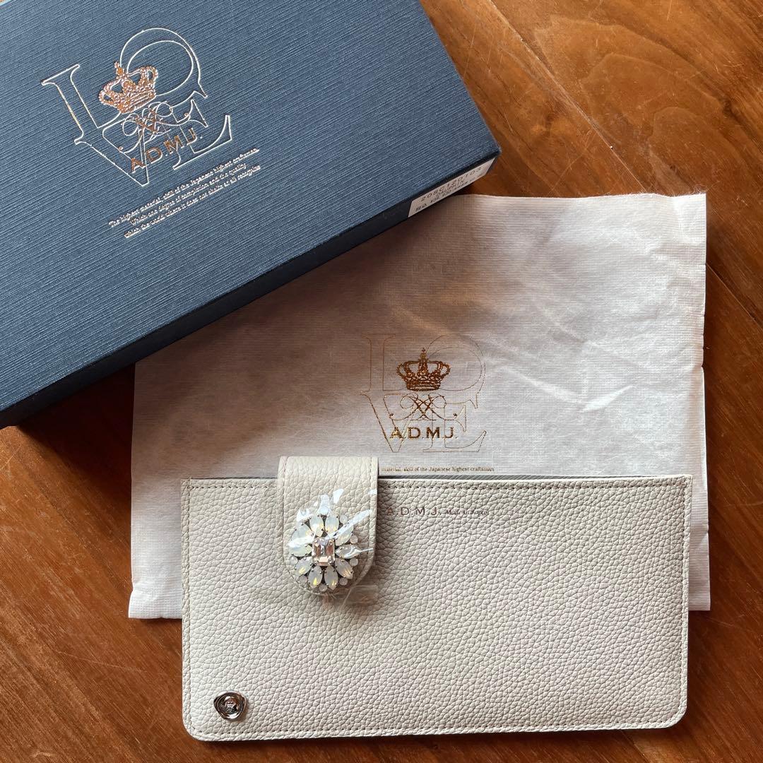 ADMJ スリムウォレット スワロフスキーA.D.M.J