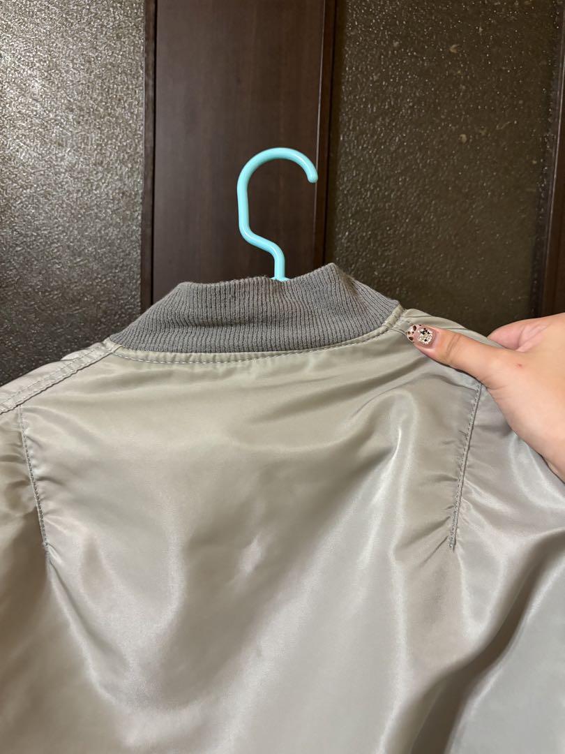 ジャケット・アウター ALPHA MA-1 blouson usa 80-90s silver M