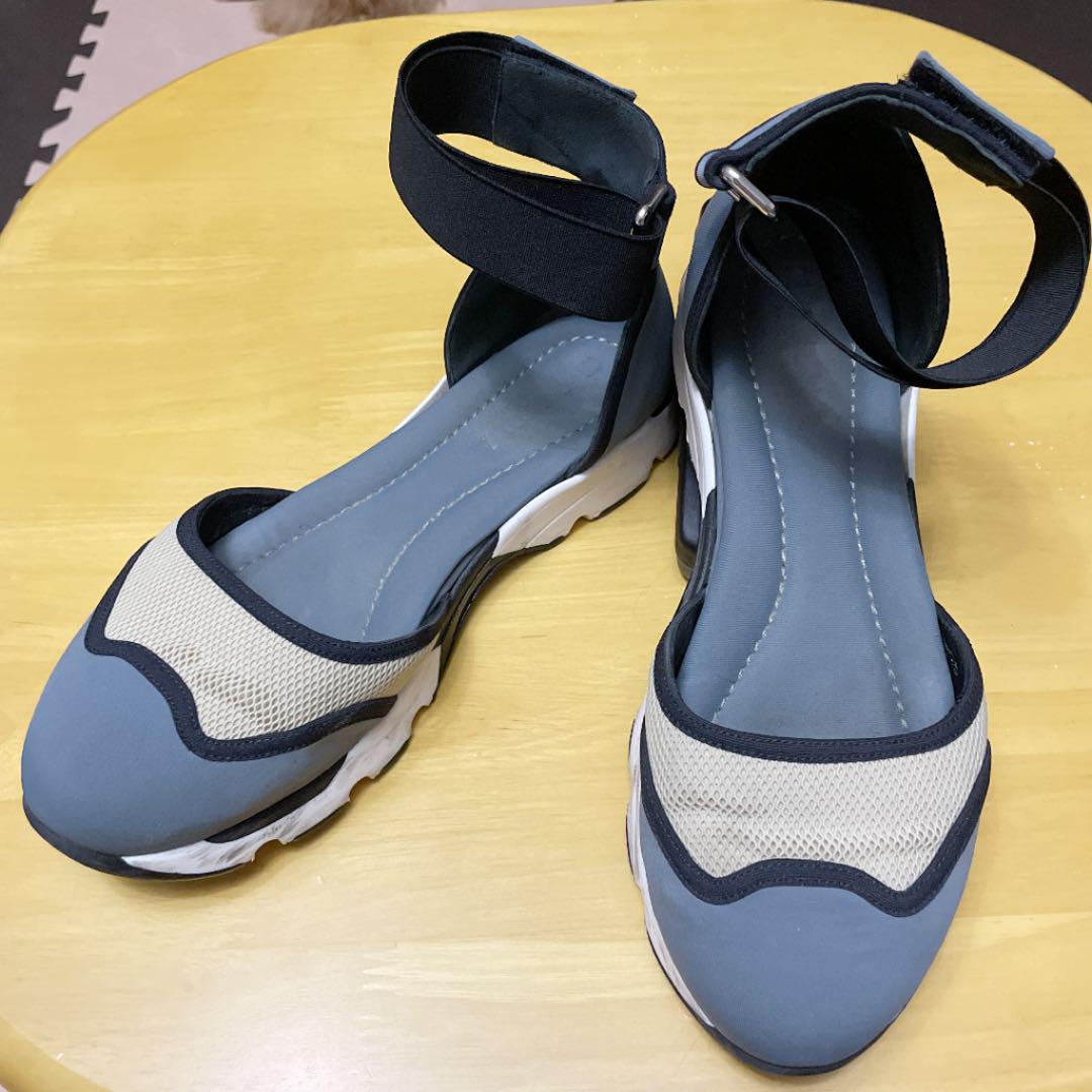 49%割引ブルー系,25cm【2021正規激安】 MARNI/マルニ/19SS 直販最安値 MARNI/マルニ/ベルクロスポーツサンダル/スニーカー サンダル