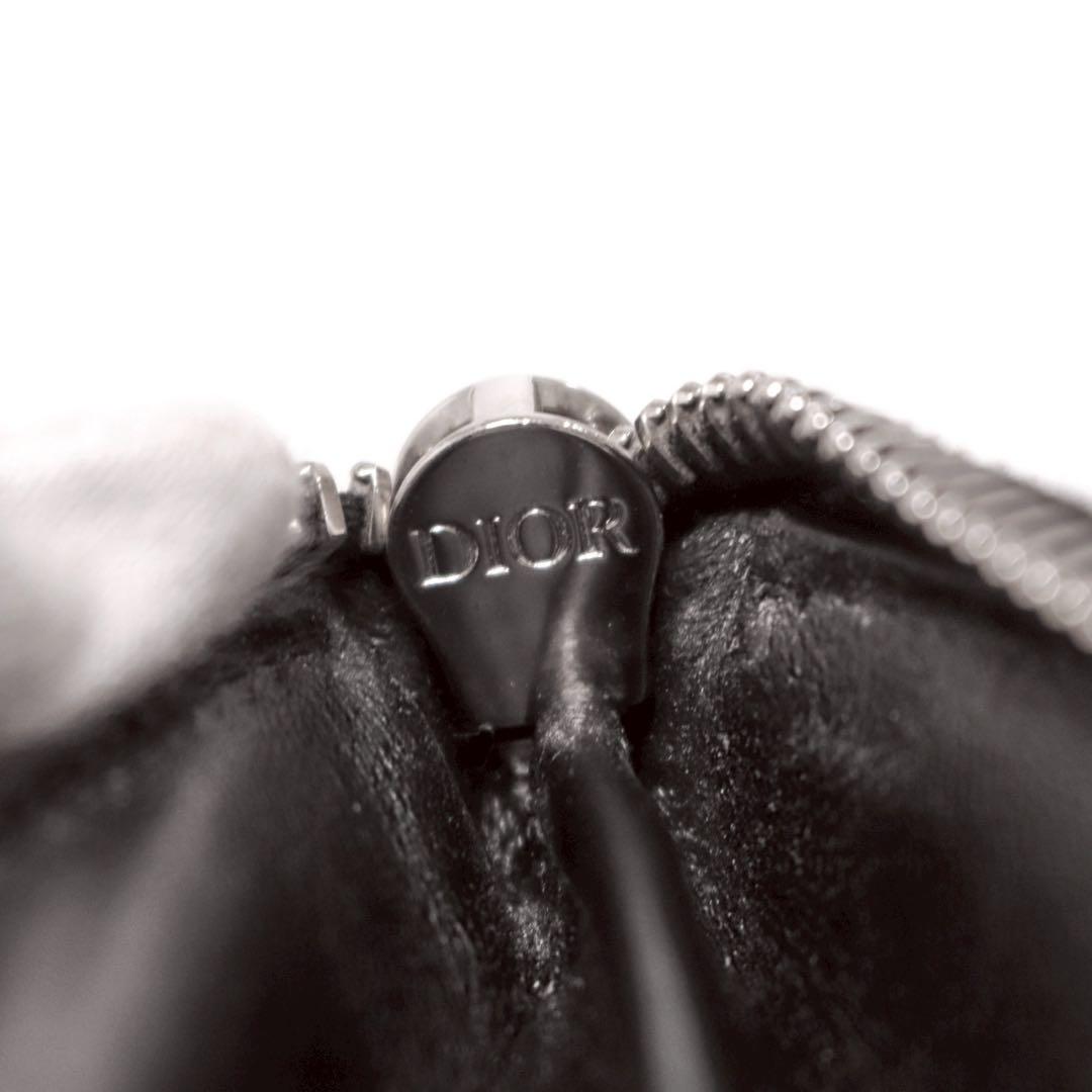 【極美品】ディオール サドル ロングジップウォレット マーケトリー 長財布