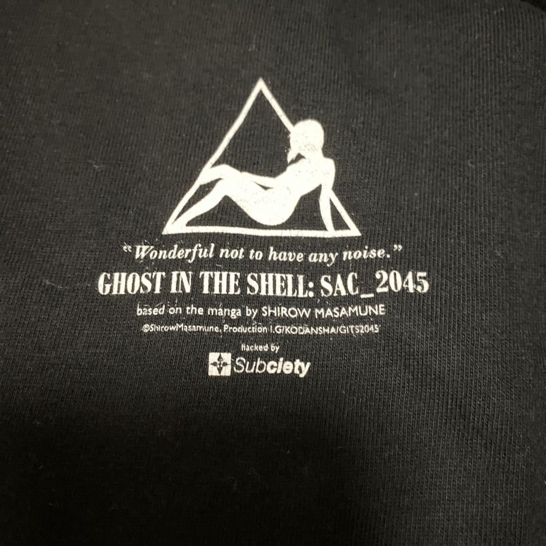 【GHOST IN THE SHELL / 攻殻機動隊】Tシャツ　長袖　黒　Ｌ
