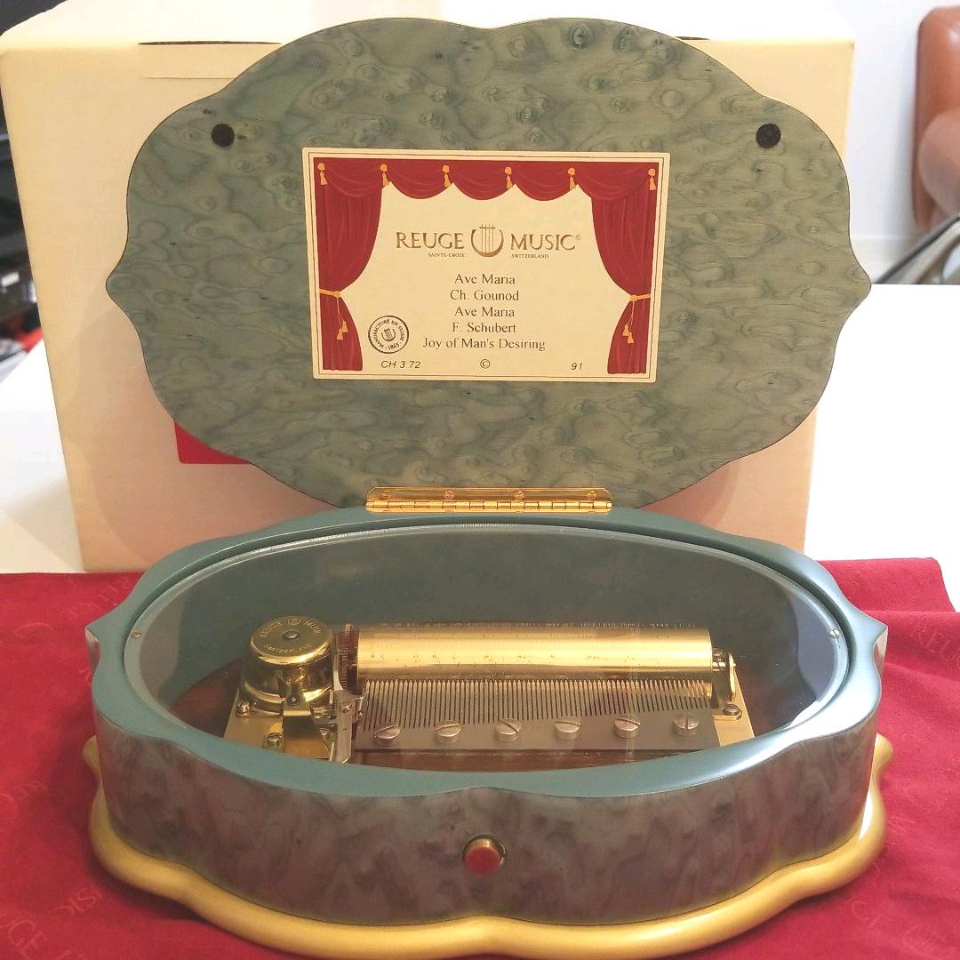 最終決算 美品 REUGE オルゴール 72弁3曲 アヴェマリア オルゴール