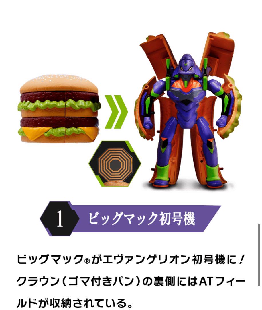 【新品未開封】マクドナルド エヴァンゲリオン バリューパック フィギュアセット
