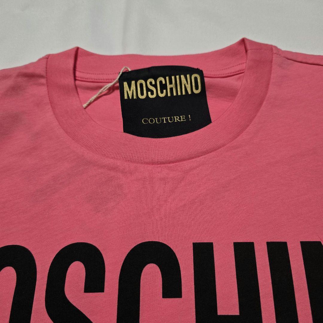新品未使用タグ付き MOSCHINO Tシャツ ピンク 38 新品未使用タグ付き MOSCHINO Tシャツ ピンク 38 - メルカリ