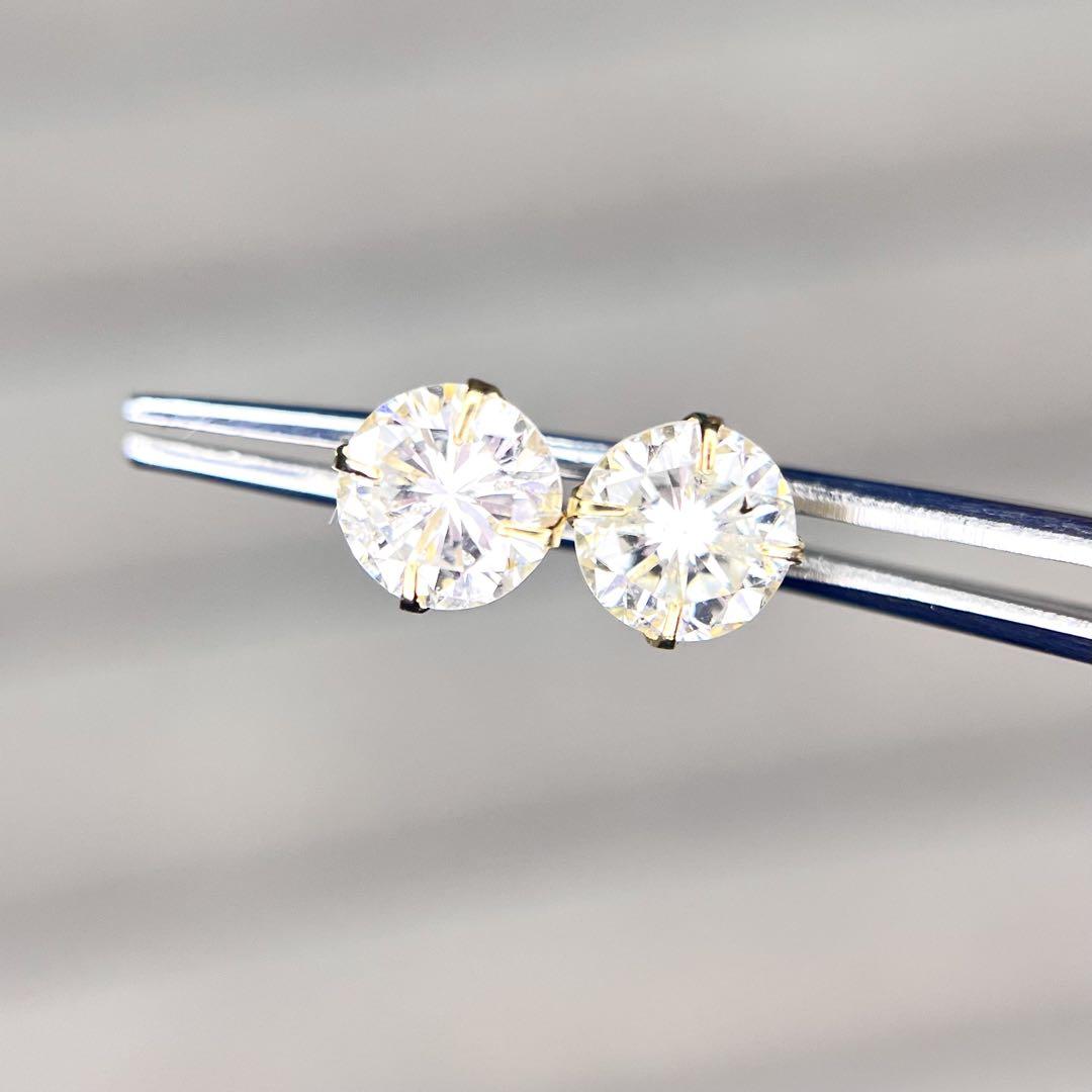 【新品未使用】中央宝石研究所K18 天然ダイヤモンド CGL 0.816ct