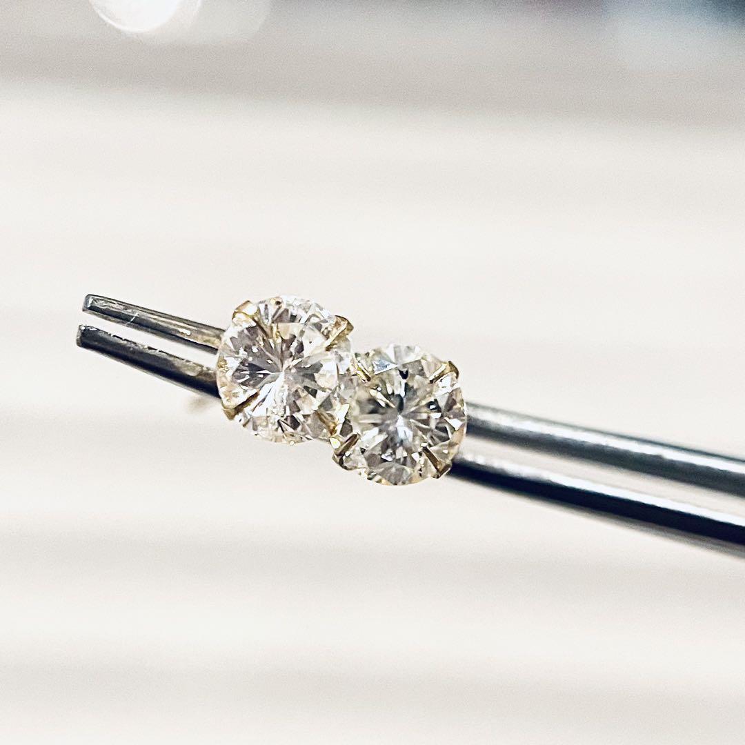 【新品未使用】中央宝石研究所K18 天然ダイヤモンド CGL 0.816ct