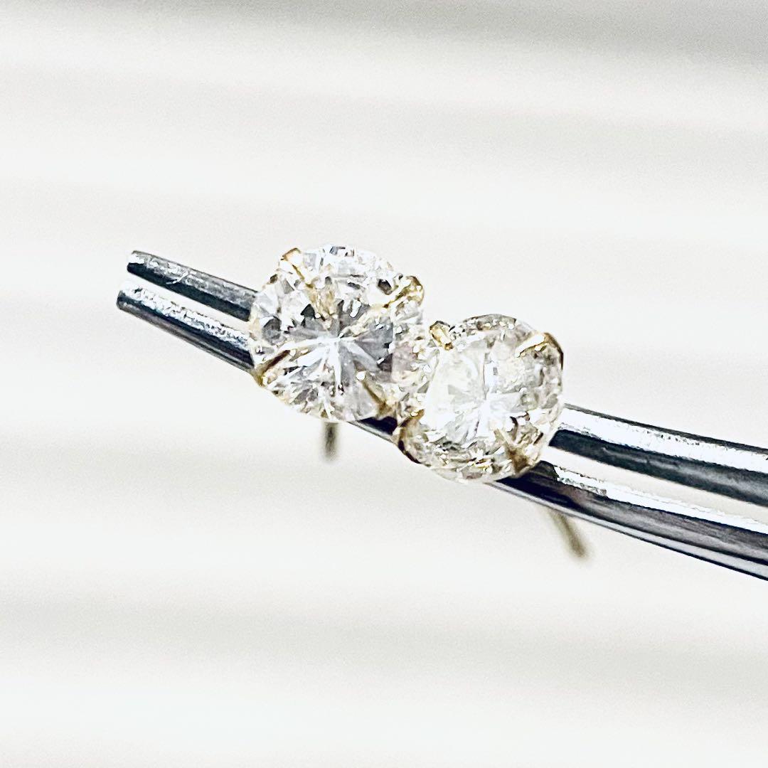 【新品未使用】中央宝石研究所K18 天然ダイヤモンド CGL 0.816ct