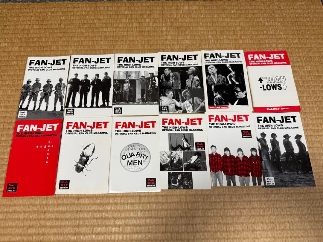 THE HIGH LOWS ハイロウズファンクラブ会報27冊complete THE HIGH LOWS ハイロウズファンクラブ会報27冊complete
