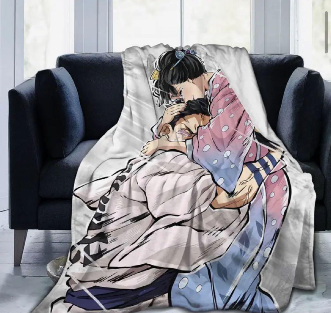鬼滅の刃狛治と恋雪映画シーンキャラクターアートブランケット 150x200cm MARWIL-DEMENAGEMENTS_CH