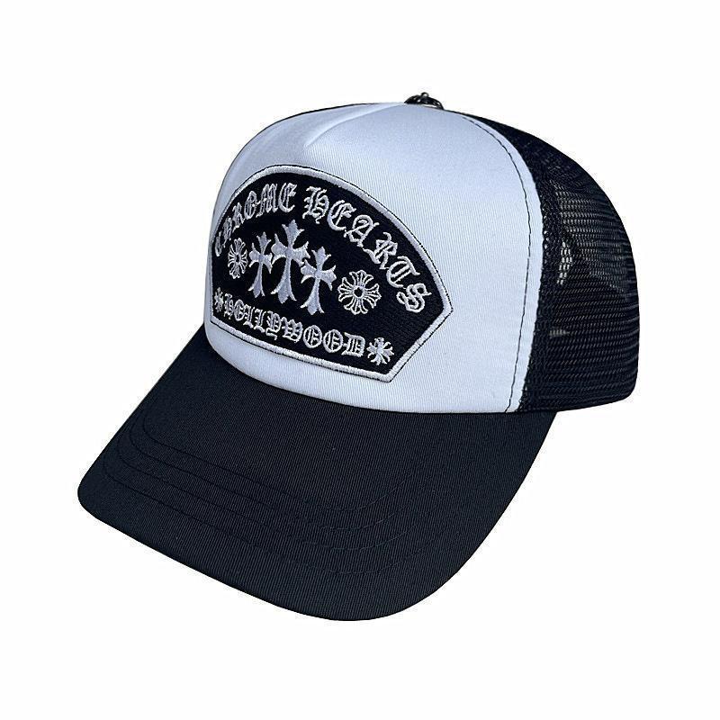 CHROME HEARTS トラッカーキャップ ホワイト/ブラック