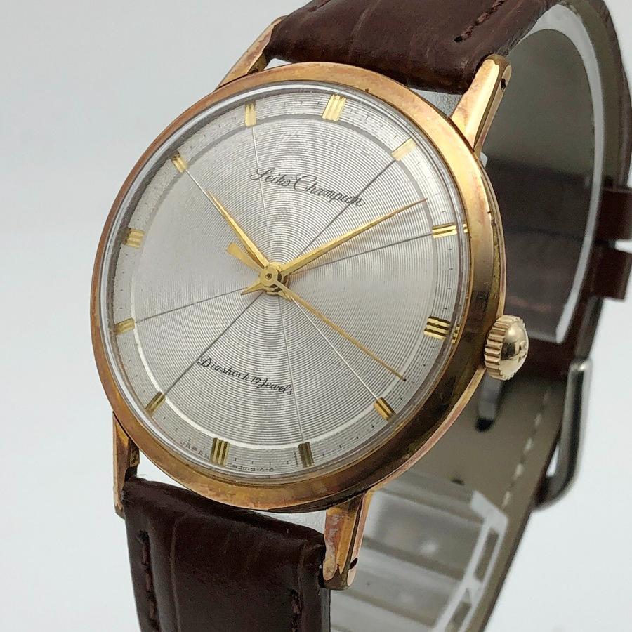 希少文字盤・精度良好】 SEIKO チャンピオン レコード文字盤