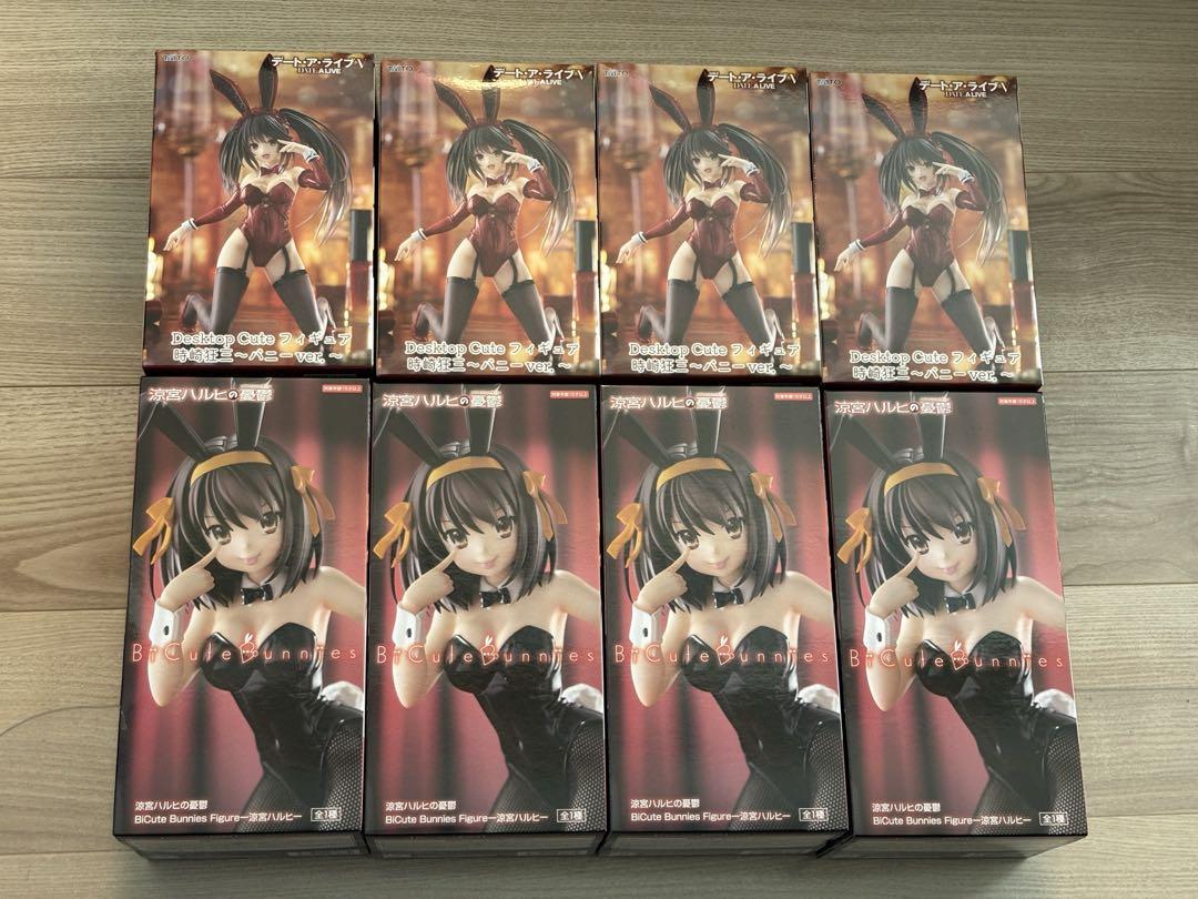 美少女　バニー　フィギュア 8点セット