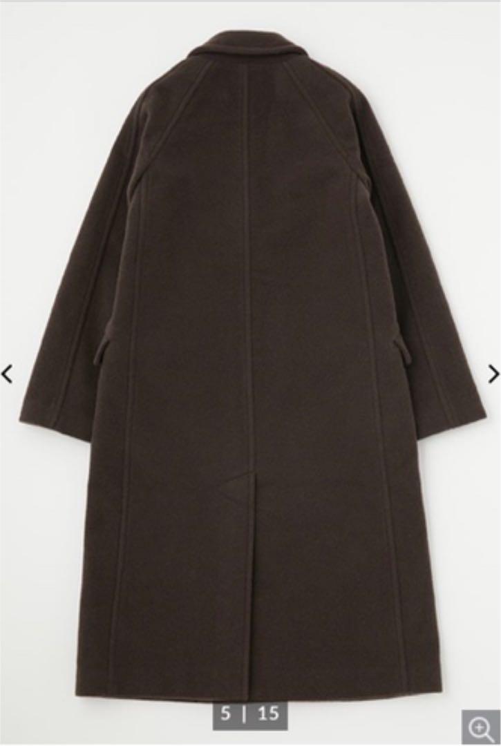 チェスターコート ロングコート ブラック MOUSSY