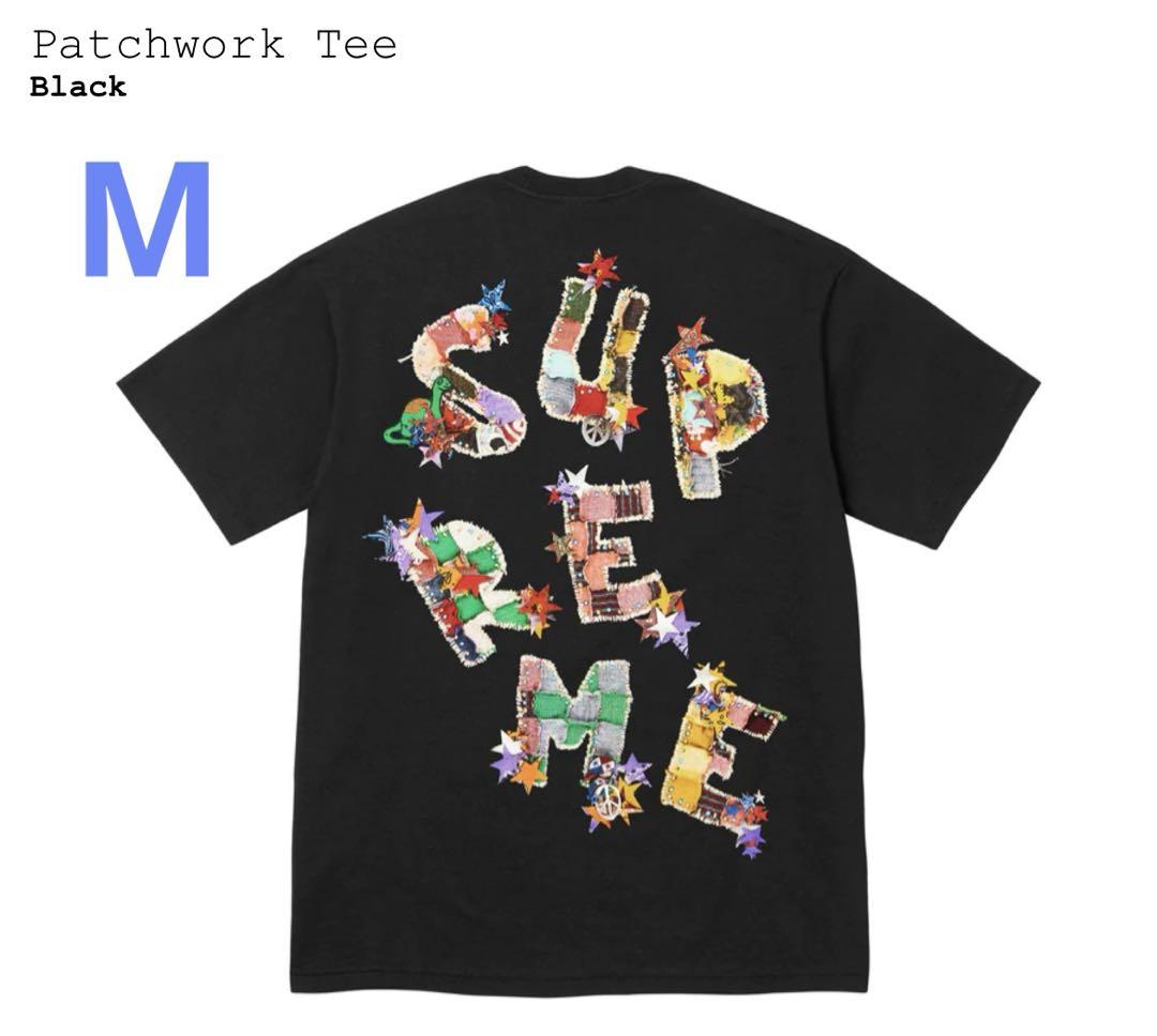 Supreme Patchwork Tee 2024SS (Black) Mシュプリーム