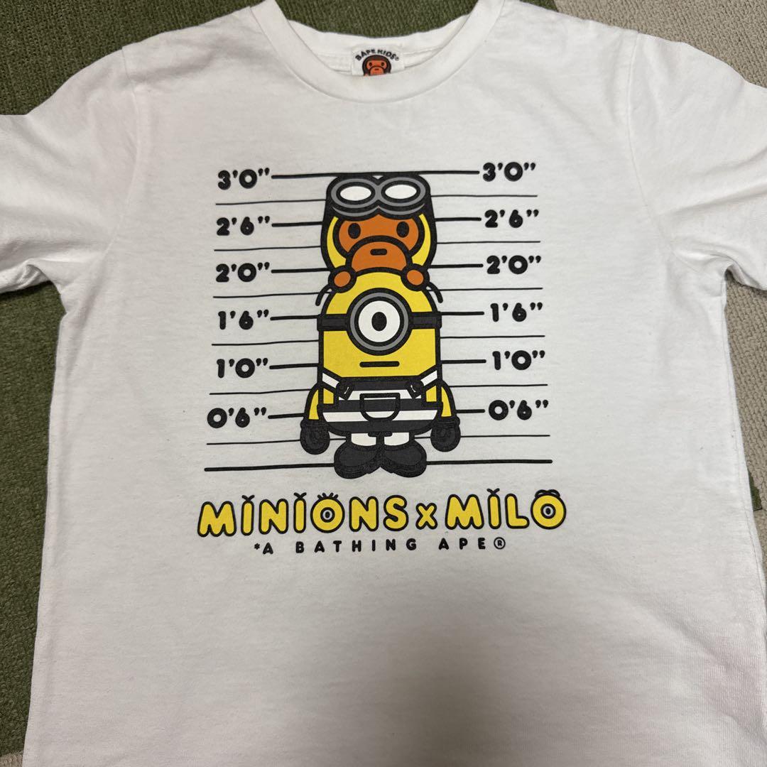 アベイシングエイプ　ミニオンズ×ミロ Tシャツ 120サイズ