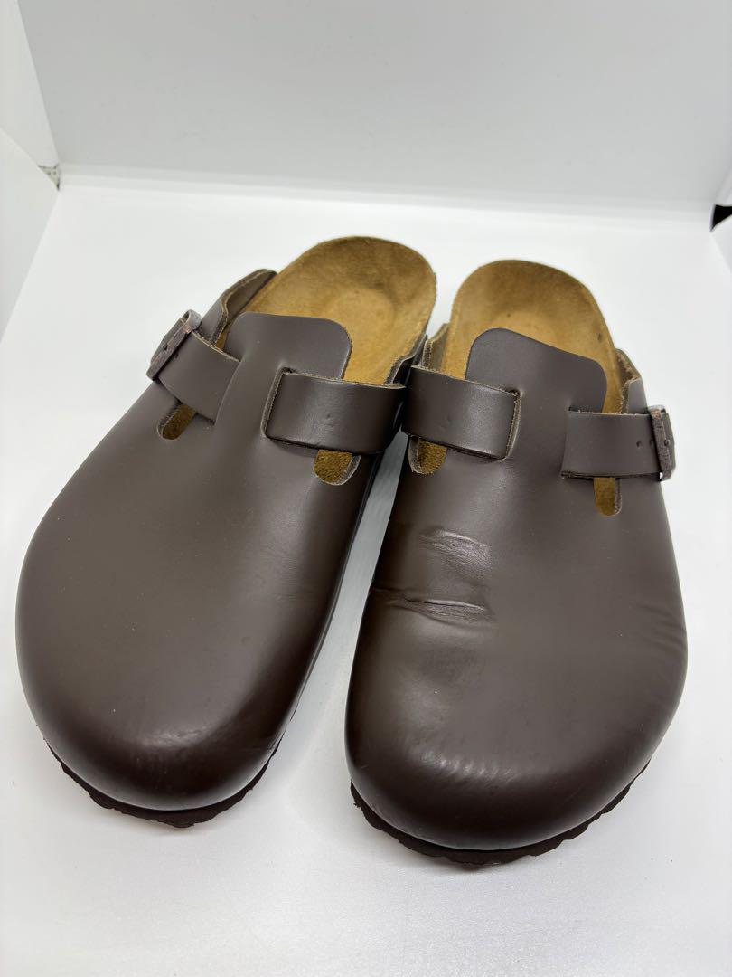 Birkenstock Boston レザー ブラウン 40 26センチ