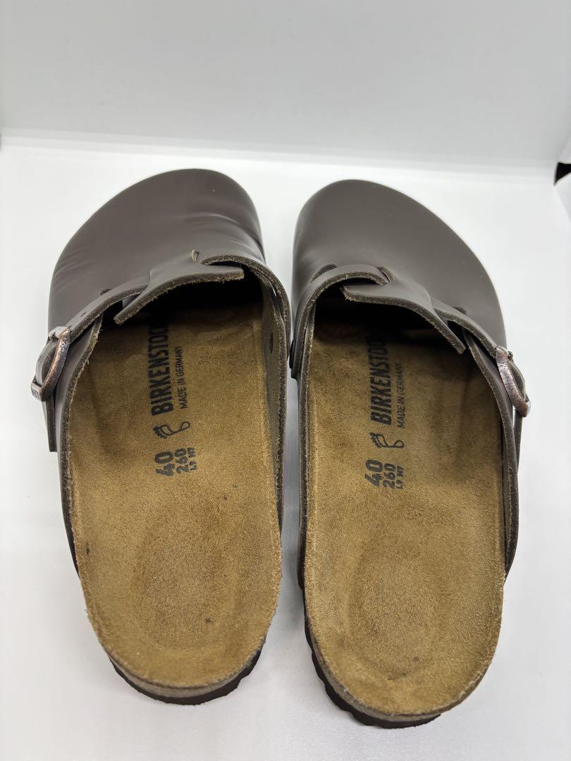 Birkenstock Boston レザー ブラウン 40 26センチ