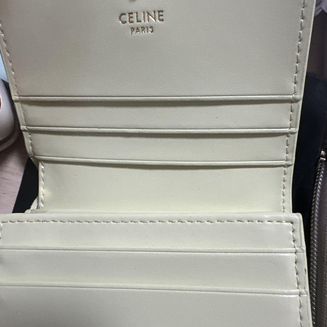 【美品】セリーヌ　二つ折り財布