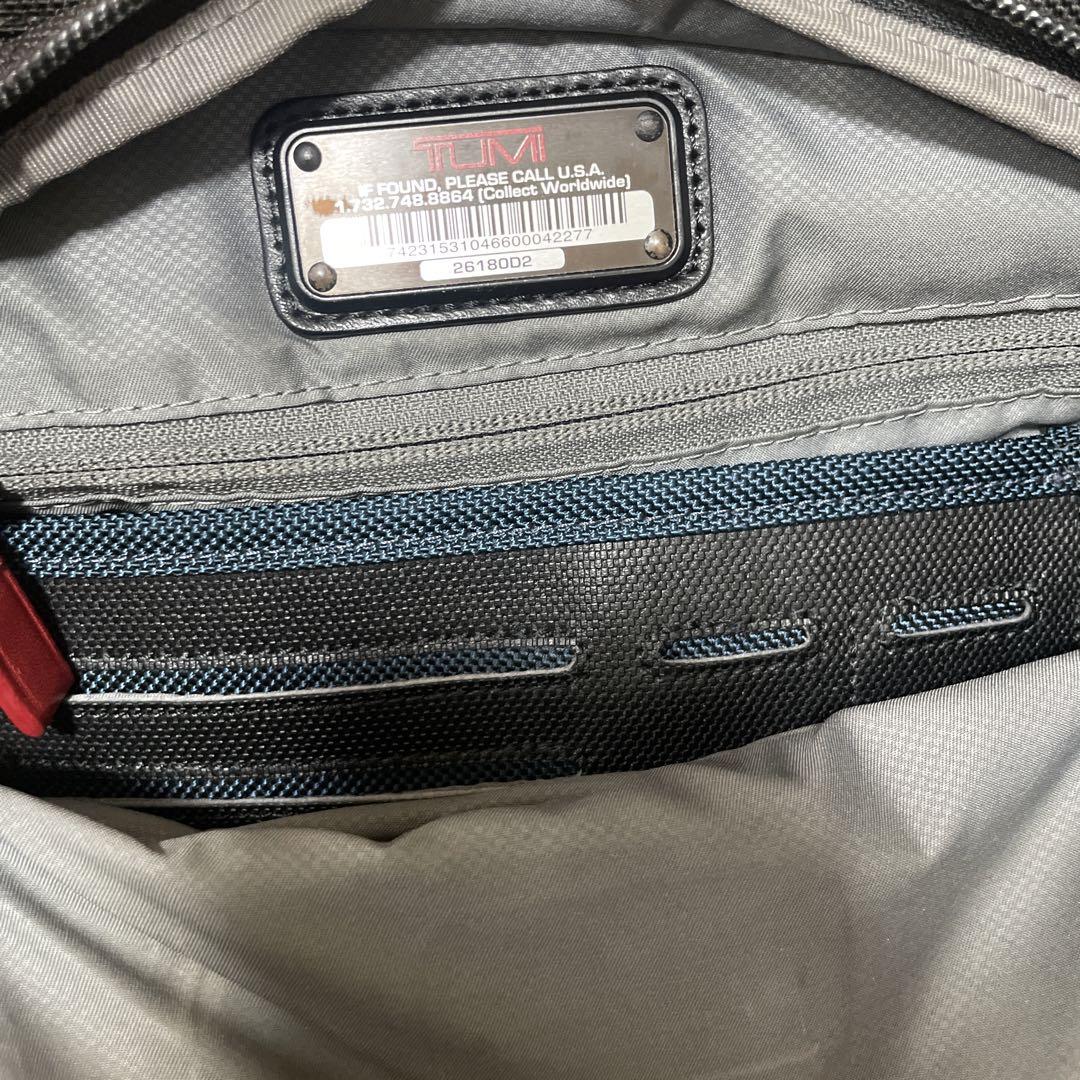 中古TUMI 3wayビジネスバッグ【ショルダーストラップ無し・イニシャルあり】