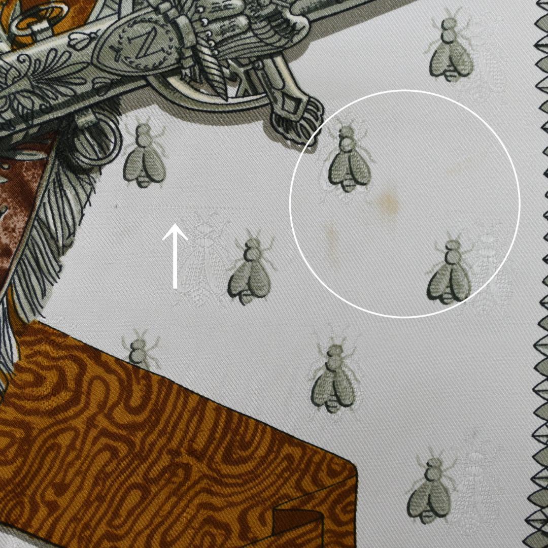 45775★年 HERMES エルメス スカーフ カレ90 ナポレオン