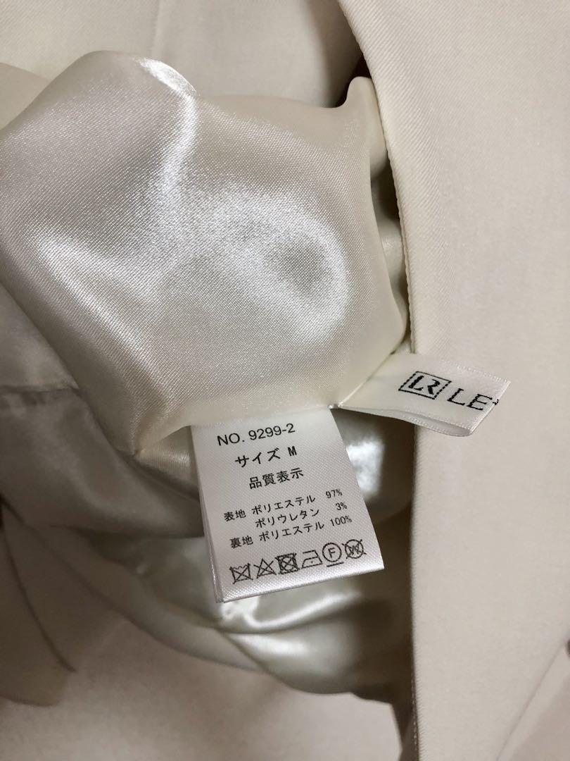 LE’RURE ノーカラージャケット　アイボリー　新品