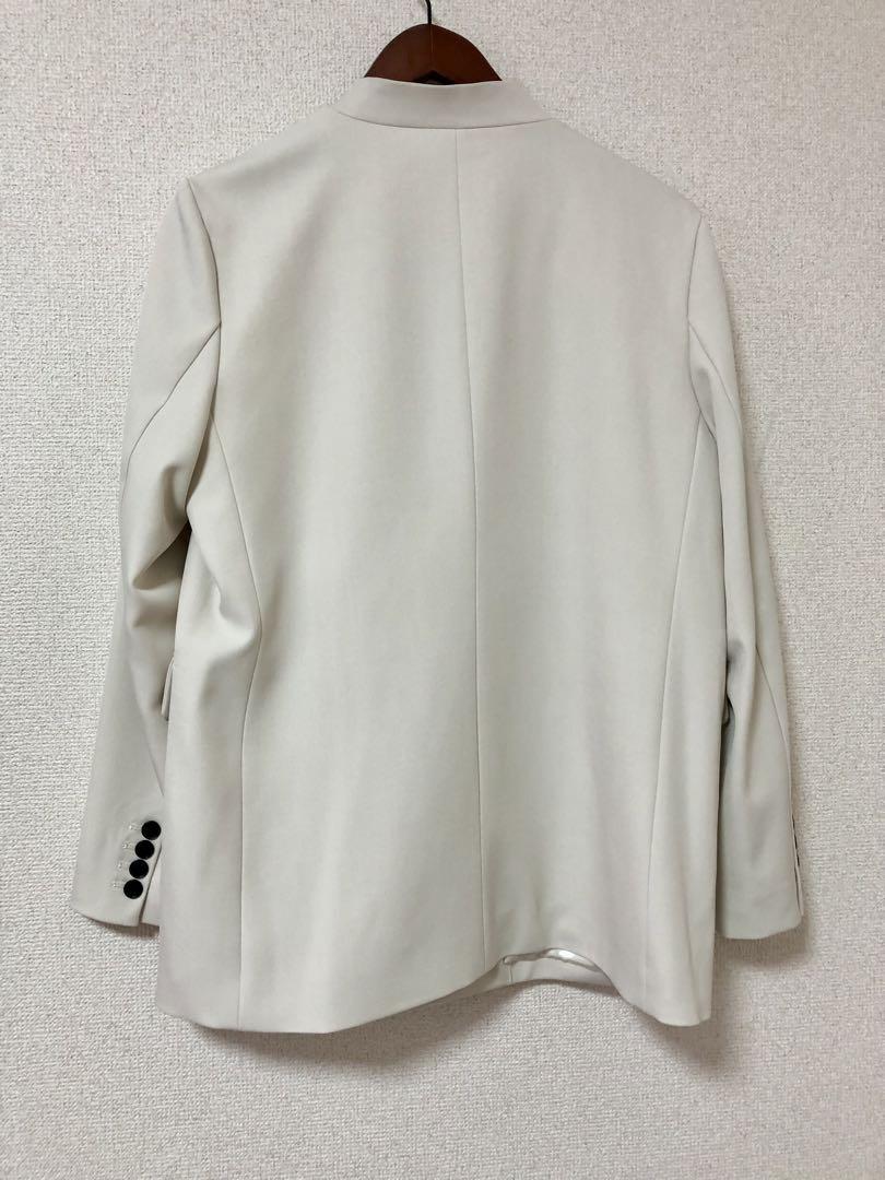 LE’RURE ノーカラージャケット　アイボリー　新品