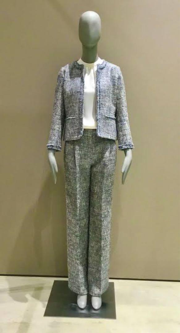 Theory Beverly Tweed Fringe Slim JKT