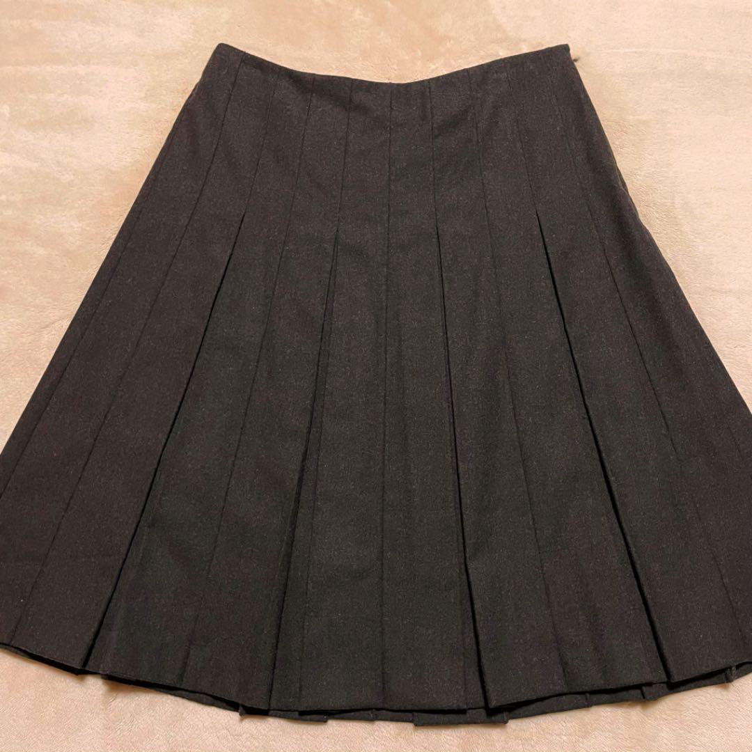 お買い得人気SALE 美品 ウール プリーツ スカート 15号 xXcpA-m92142054724 23区 大きいサイズ44 ストレッチ 特価お得