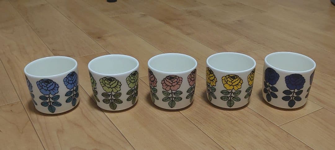 マリメッコ 色 ビーキルース ラテマグ 5個セット marimmarimekko