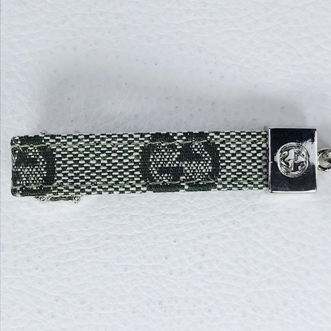未使用品✨GUCCI グッチ 携帯ストラップ　チャーム GGロゴ シルバー 箱