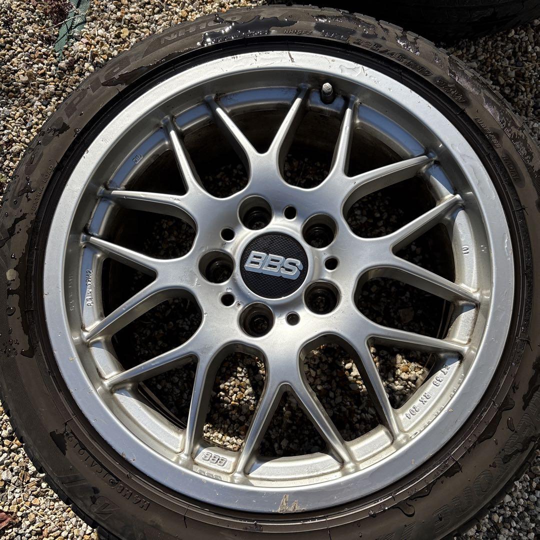 bmw BBS RX204 225/45 R17 スペア付き5本セット
