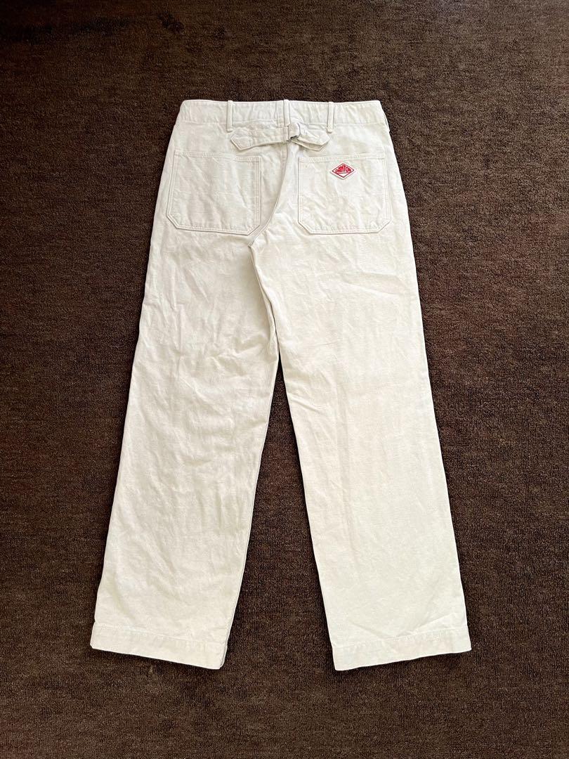 DANTON□シンチバック ワークパンツ ベイカーパンツ 34 コットン