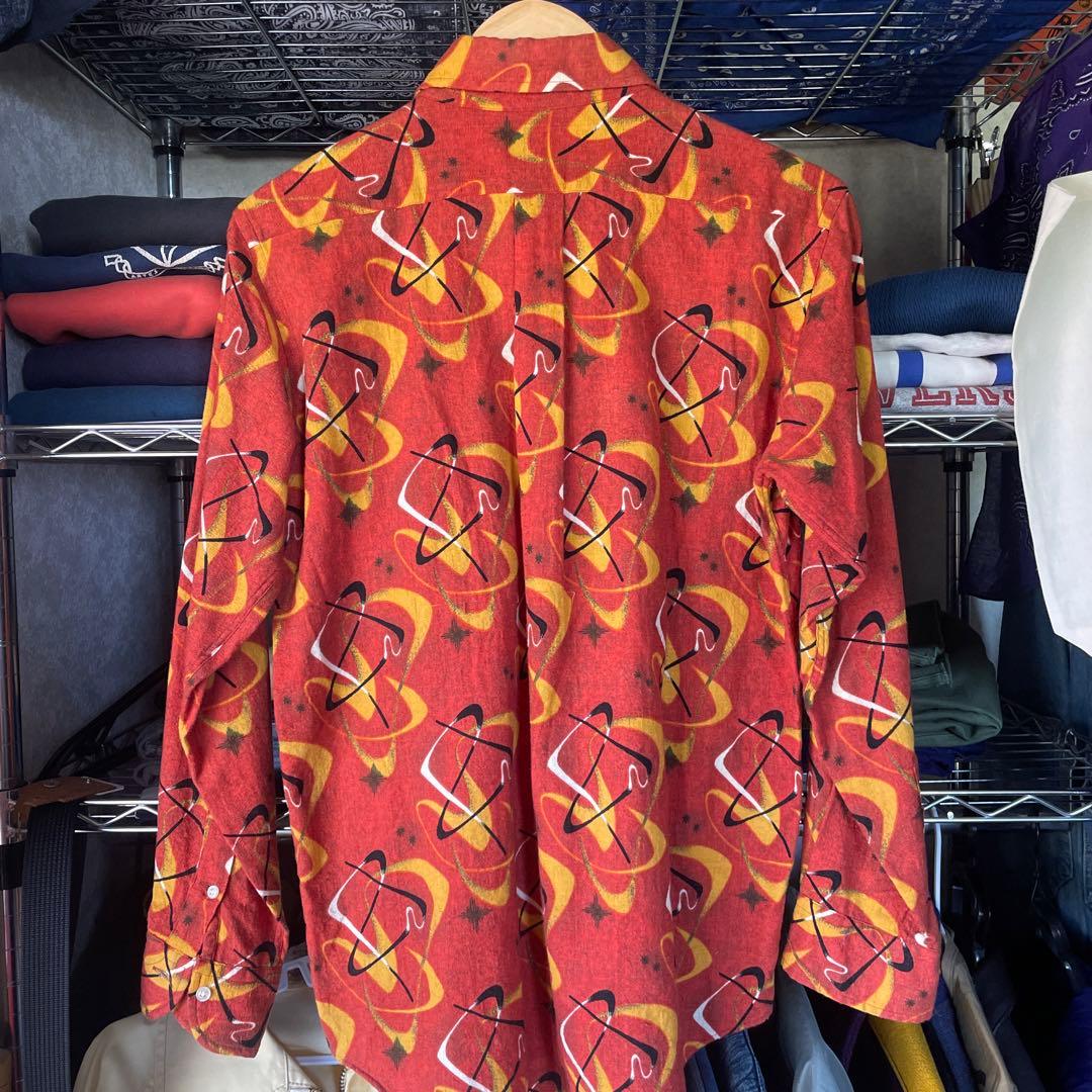 Evis アトミック柄 長袖シャツ Evis アトミック柄 長袖シャツ