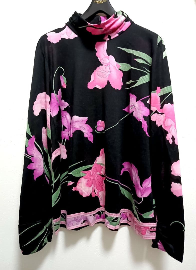 試着程度 レオナール 定番 シルクウール ブラウス 42 試着程度 レオナール 定番 シルクウール ブラウス 42