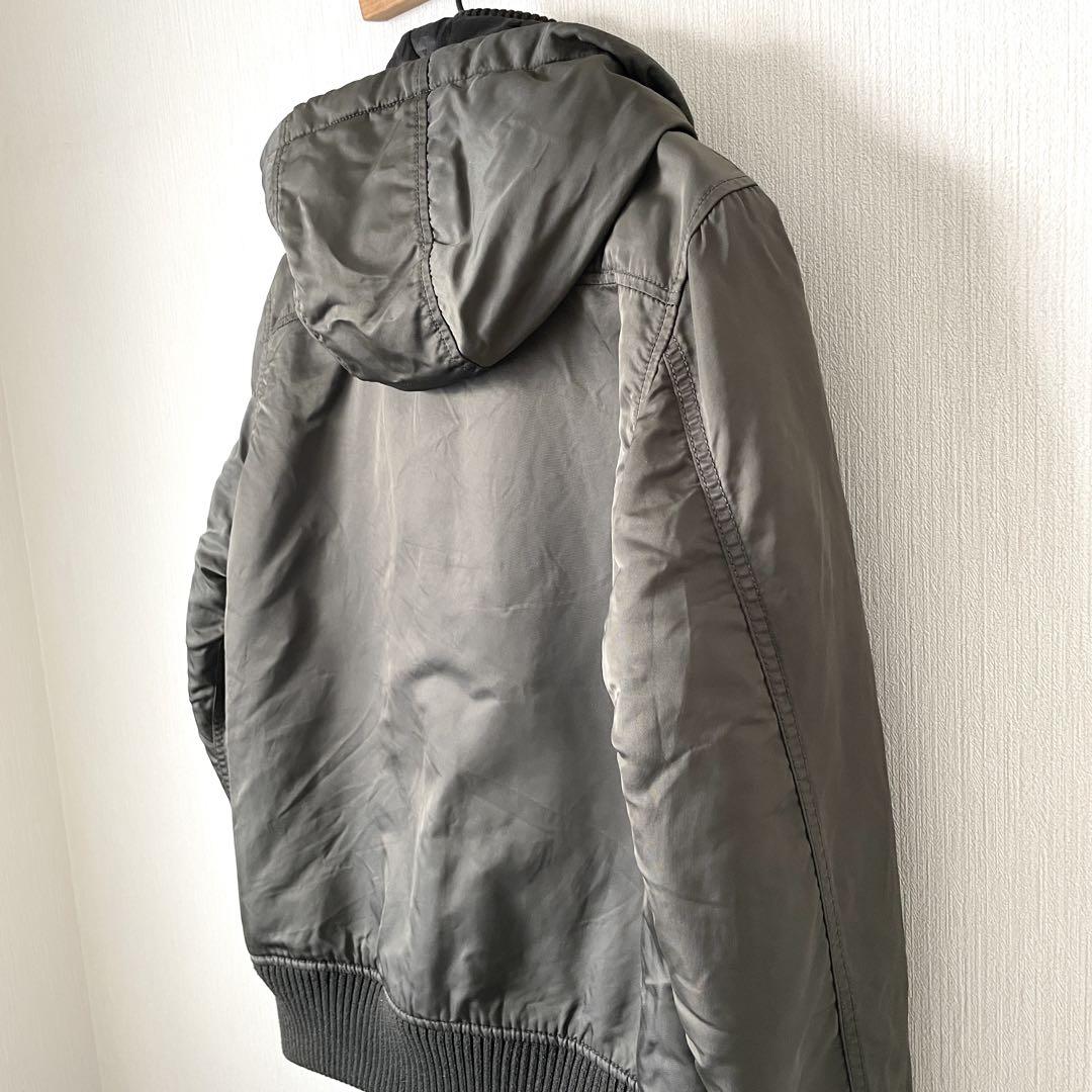 【アルファインダストリーズ】 フライトジャケット 冬服 メンズ カーキ M