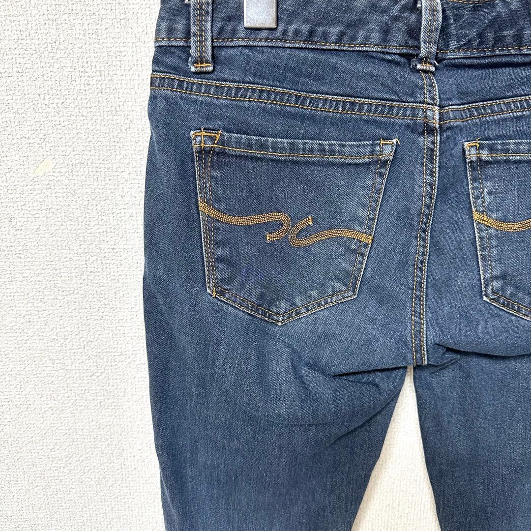 【美品】トミー TOMMY HILFIGER スキニー デニム ダークブルー