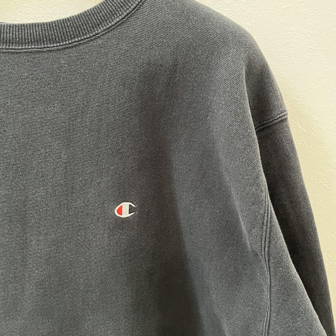 リバースウィーブ　Champion ブラック スウェット　90s メキシコ製