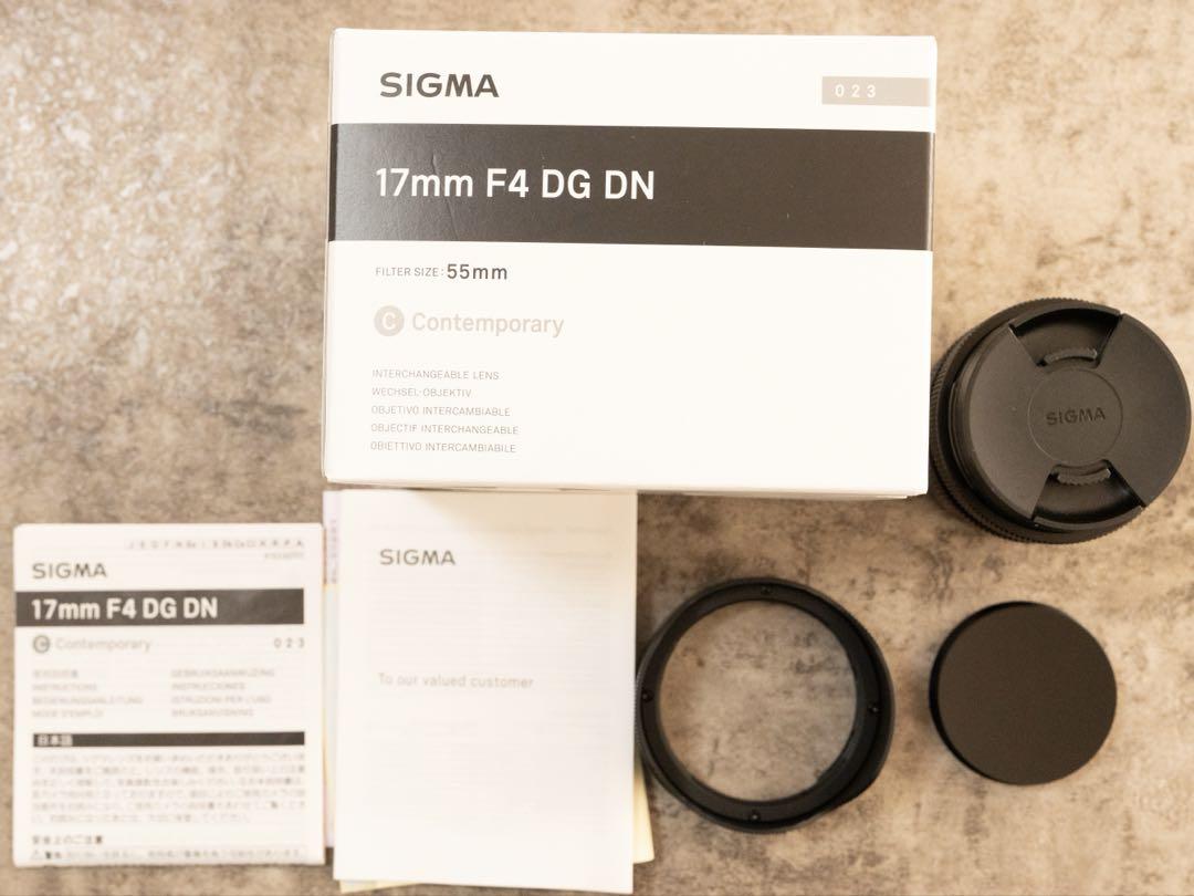 シグマ 17mm F4 DG DN Contemporary ソニーE用
