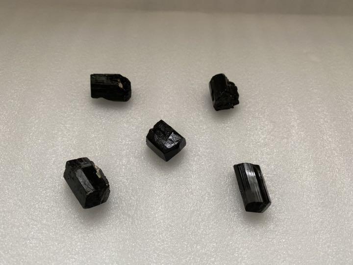 最安値定番 新品 ブラジル産 ブラックトルマリン 5個セット wR5QP-m92153877912 天然石 高品質 最安値安い