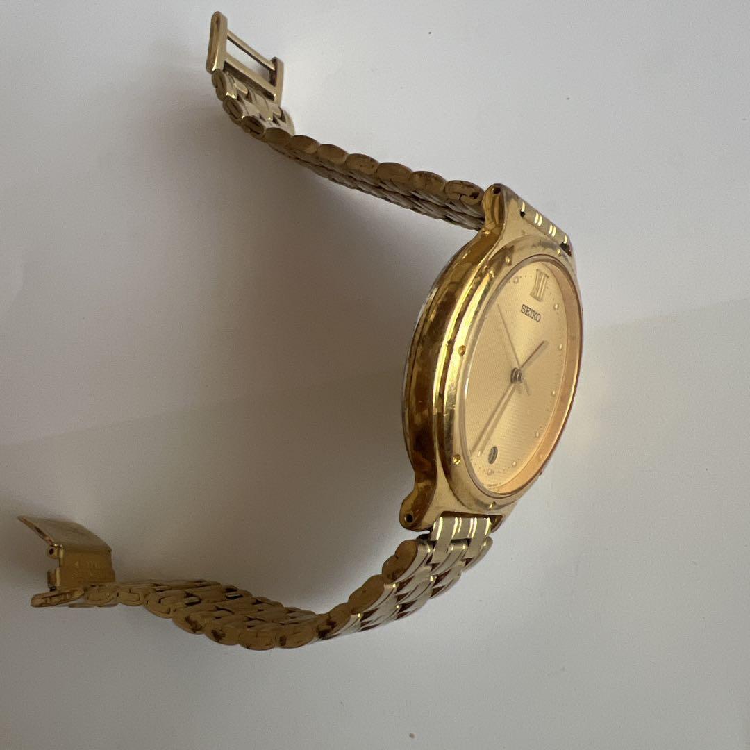 SEIKO ゴールド クォーツ腕時計 - メルカリ