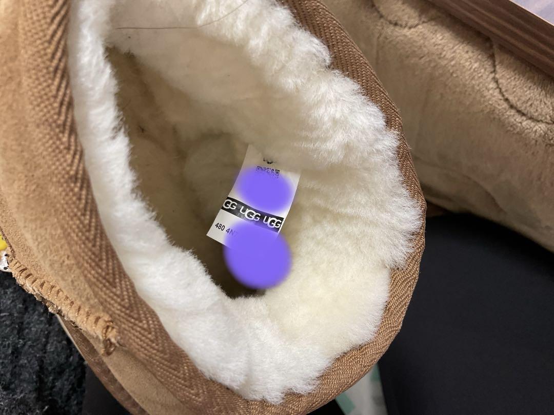 UGG ブラウン プラットフォームブーツ