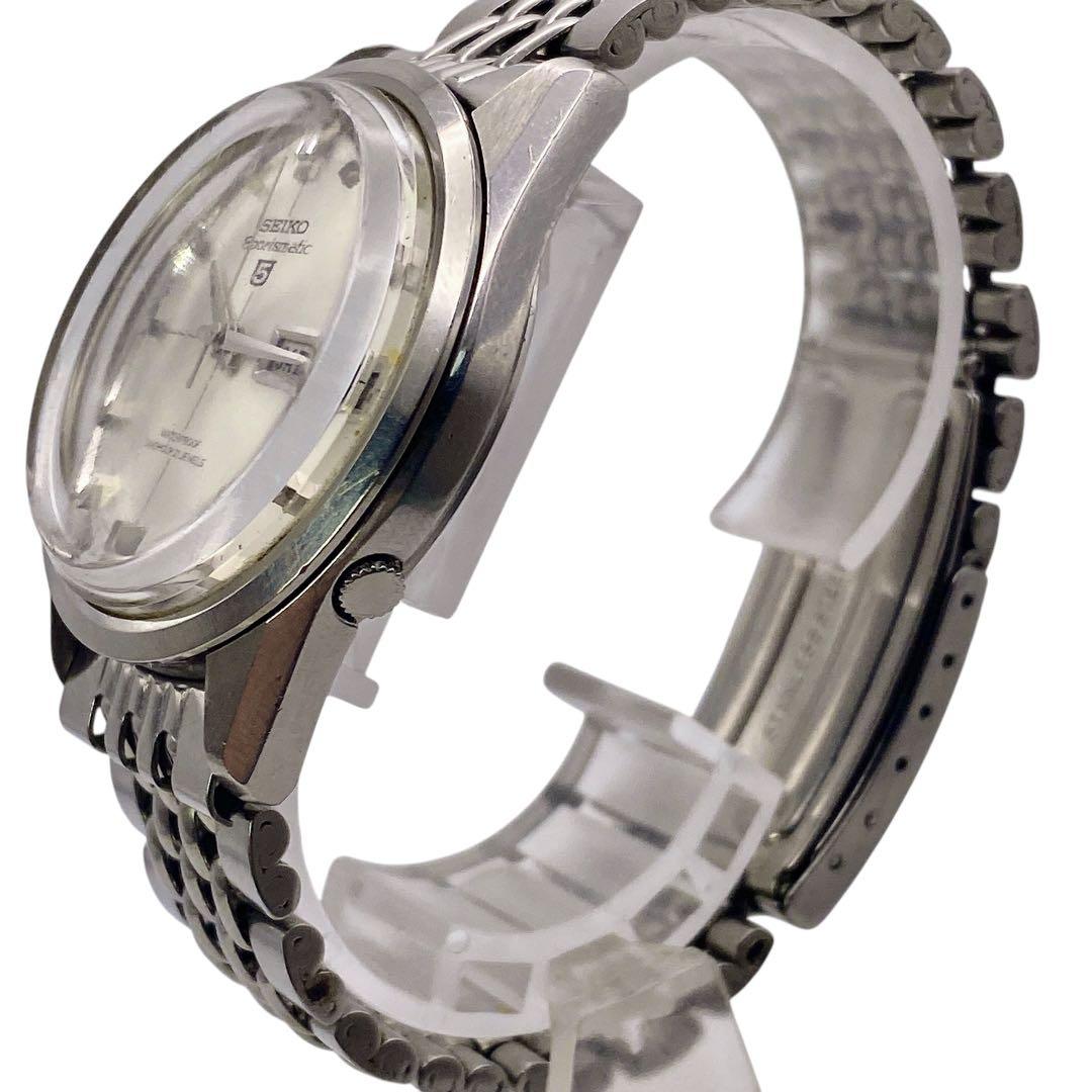 SEIKO 自動巻き デイデイト ラウンド シルバー メンズ腕時計 1230