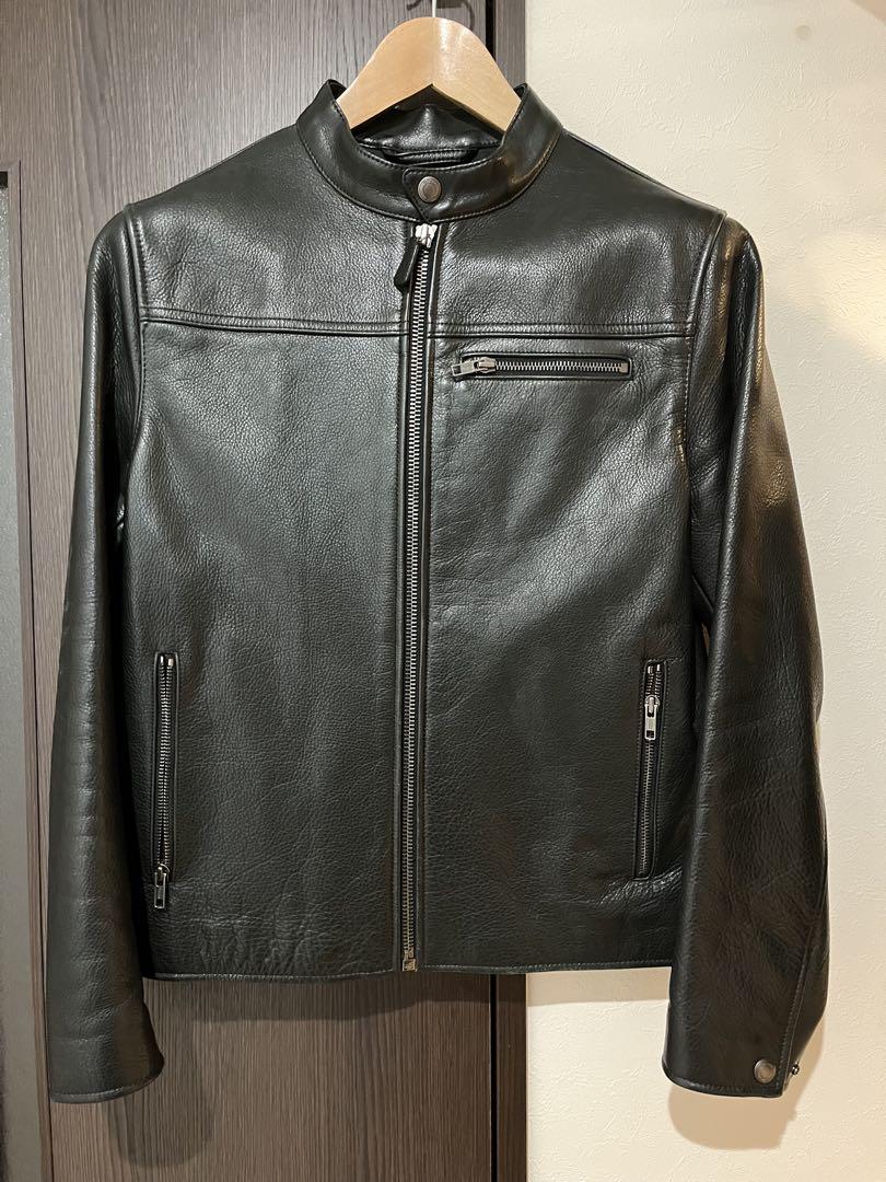 COACH シングルライダース 本革ジャケット 黒 XSサイズ