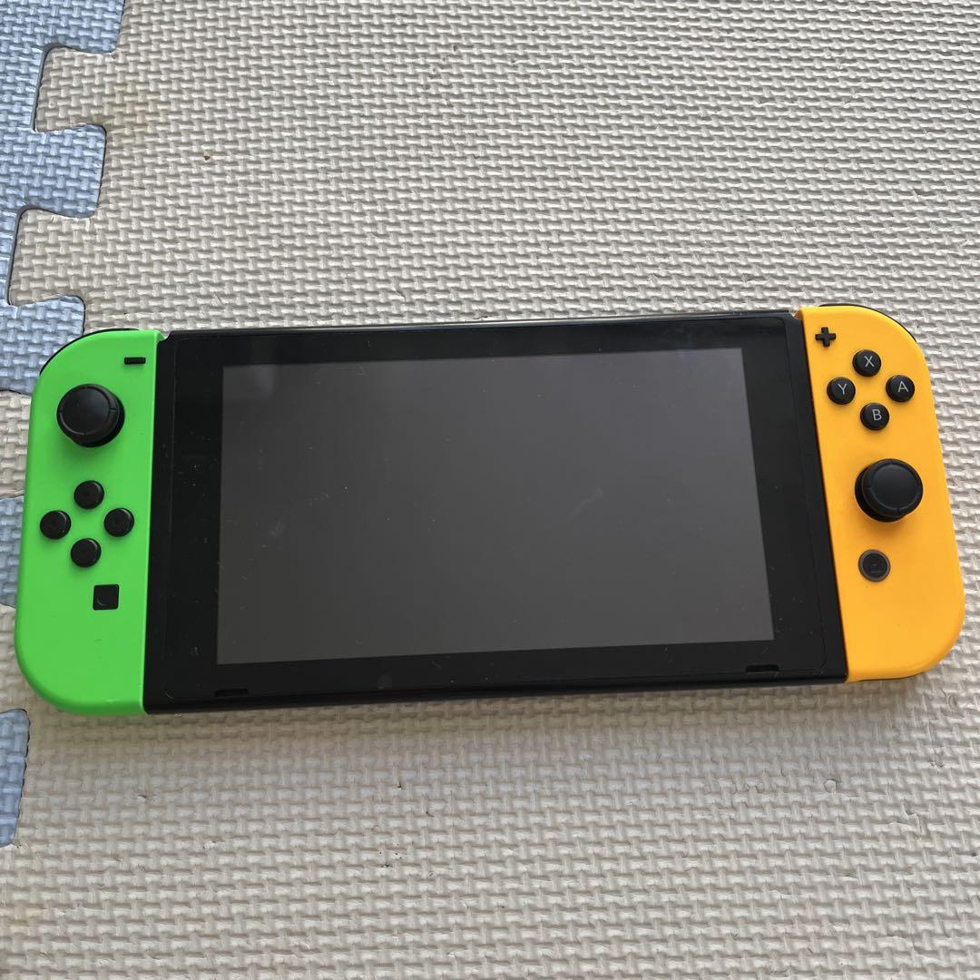 Nintendo Switch グリーン・イエロー 本体 - メルカリ